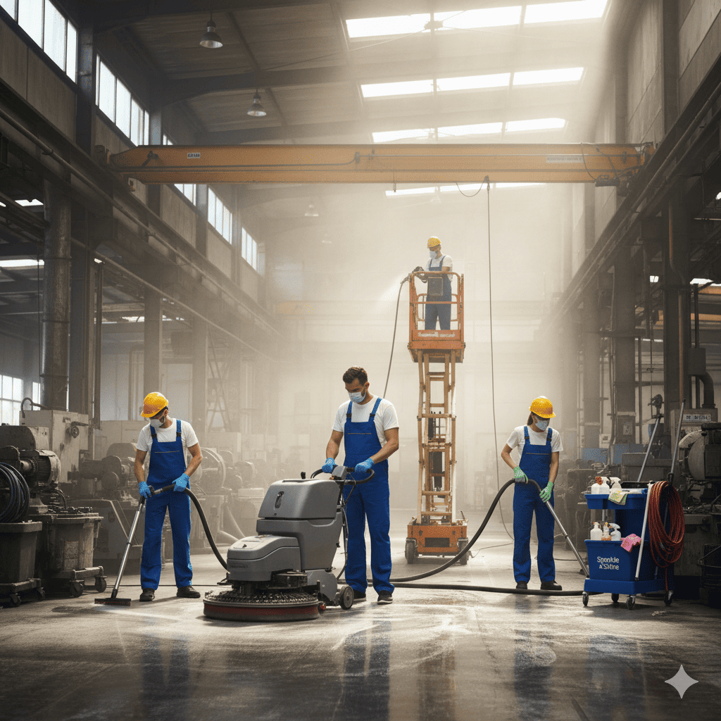 Professional cleaning supplies